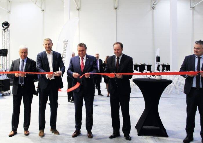 Szwedzki Northvolt otwiera supernowoczesną fabrykę baterii w Gdańsku