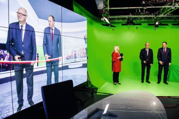 Nowoczesne laboratorium  filmowe i studio telewizyjne  na Uniwersytecie Gdańskim