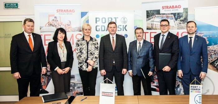 Strabag rozbuduje Nabrzeże  Oliwskie w Porcie Gdańsk