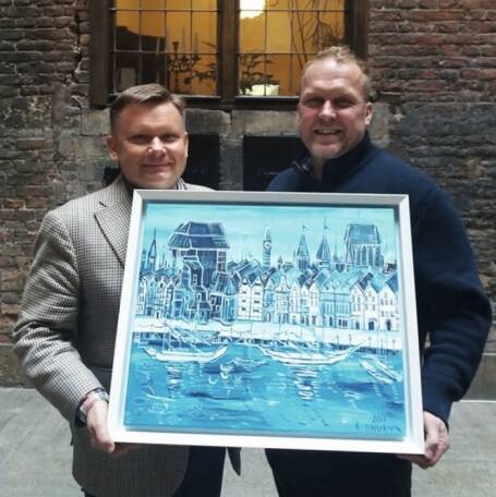 Obraz Edwarda Dwurnika  w zbiorach Muzeum Gdańska