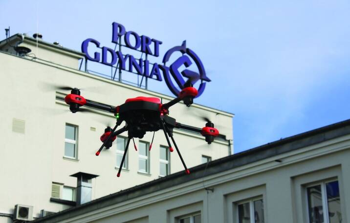 Dron zwiększy bezpieczeństwo w Porcie Gdynia