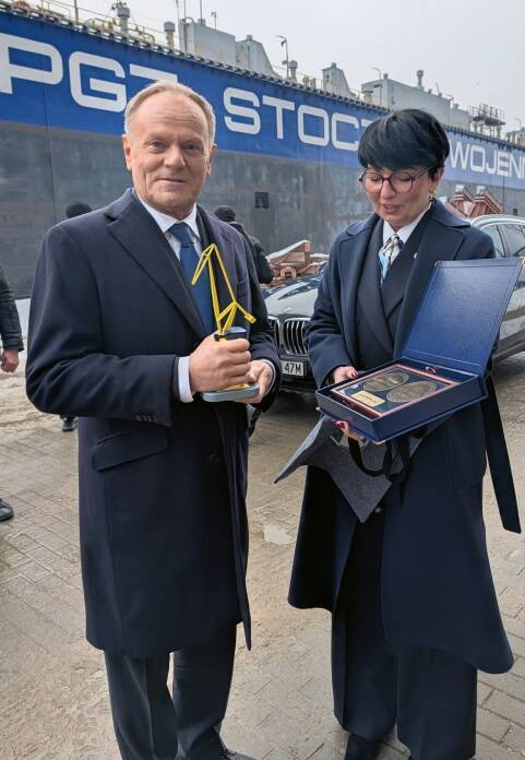Premier Donald Tusk na Oksywiu w rocznicę 100 lat nadania praw miejskich Gdyni