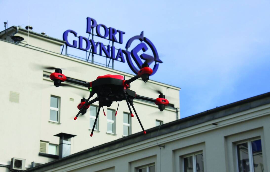 Dron zwiększy bezpieczeństwo w Porcie Gdynia