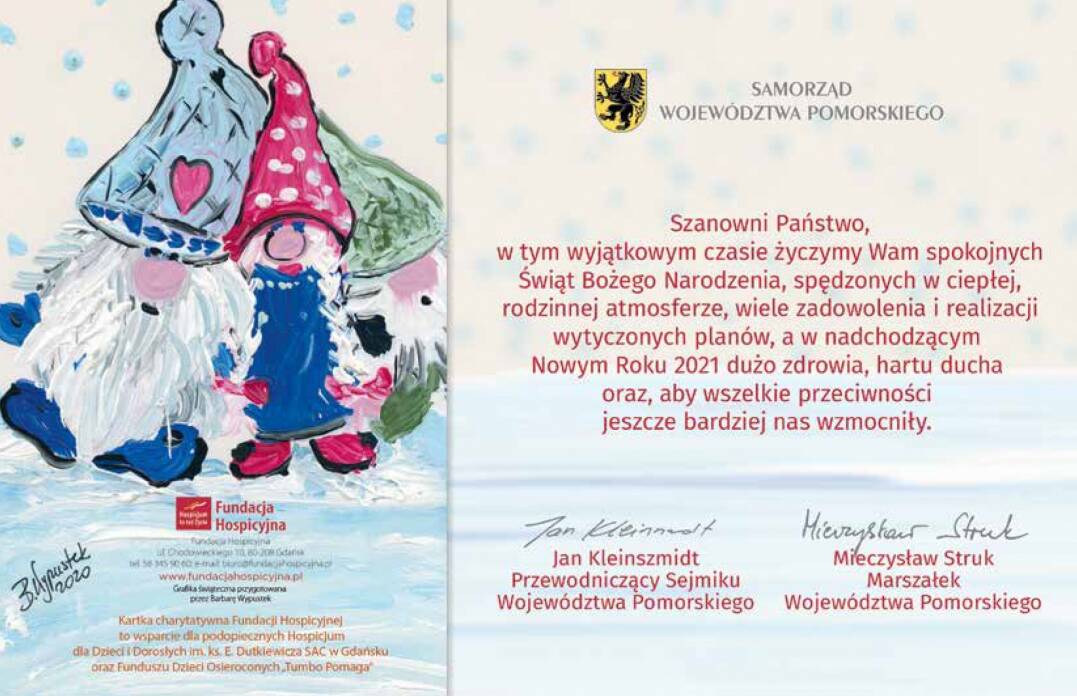 Życzenia Świąteczne - Samorząd Województwa Pomorskiego