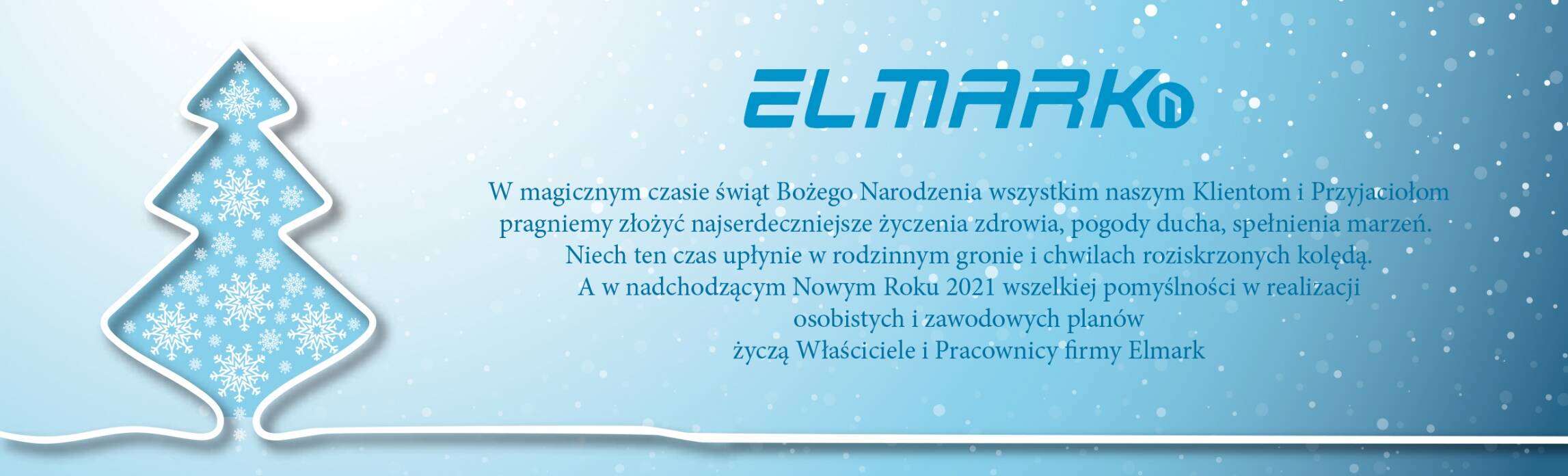 Życzenia świąteczne - Elmark