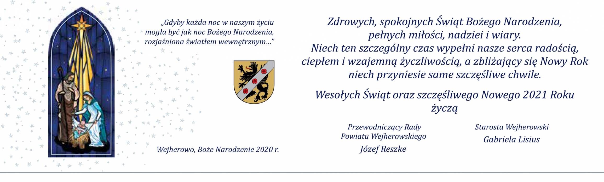 Życzenia świąteczne - Wejherowo