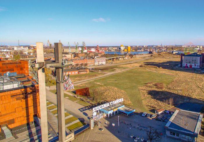 Teren inwestycji w sąsiedztwie ECS Gdańsk mat. prasowe Euro Styl